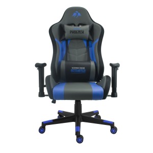 SILLA GAMING SERIE PHOENIX AZUL CROMAD