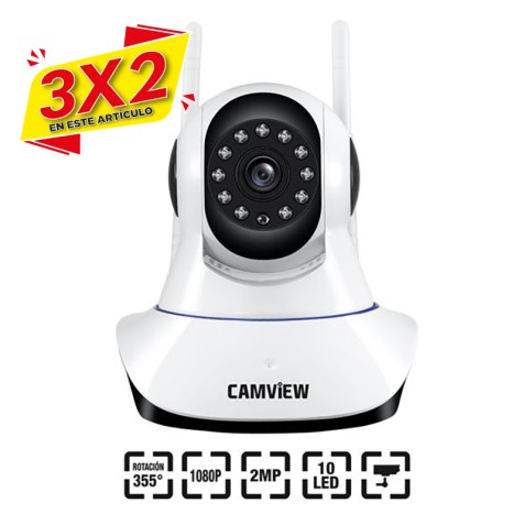 CAMARA IP INALÁMBRICA MOTORIZADA 2MP...