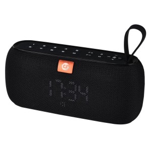 ALTAVOZ BLUETOOTH CLOCK 10W NEGRO...