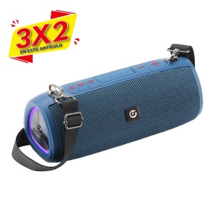 ALTAVOZ BLUETOOTH DISCO BOOM 16W AZUL COOLSOUND (3 X 2)