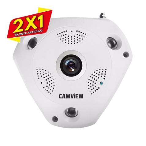 CAMARA IP PANORÁMICA 360º 5MP | WIFI...