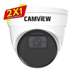CAMARA IP CON INTELIGENCIA ARTIFICIAL DOMO POE 3.6MM 5MP CAMVIEW (2 X 1)