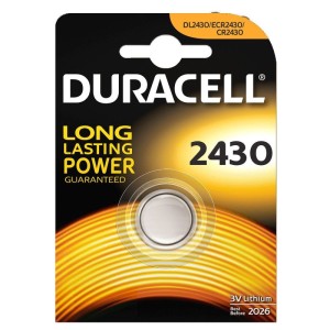 PILA DE BOTON DURACELL CR2430 DURACELL