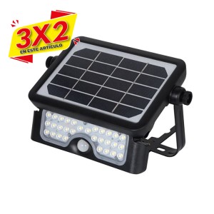 FOCO LED SOLAR 5W 500LM MULTIFUNCIÓN ELBAT (3 X 2)