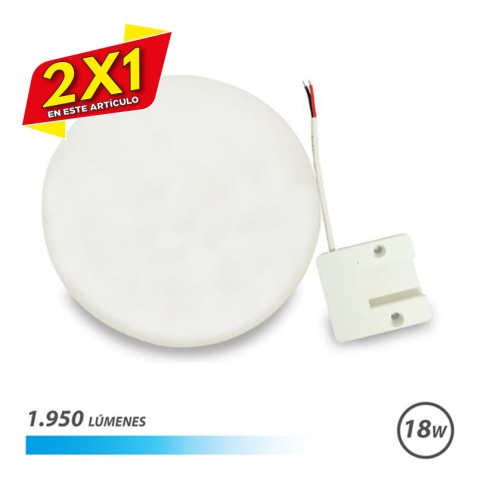 APLIQUE LED TECHO CON BASE FIJA...