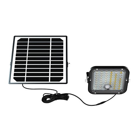 FOCO LED SOLAR 10W 1500LM CON SENSOR...