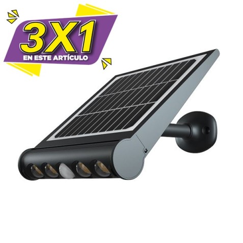 FOCO SOLAR MULTIFUNCIÓN 8W 950LM CON...