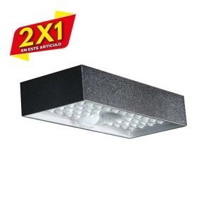 APLIQUE LED SOLAR MODERN 6W 800LM NEGRO ELBAT (2 X 1)