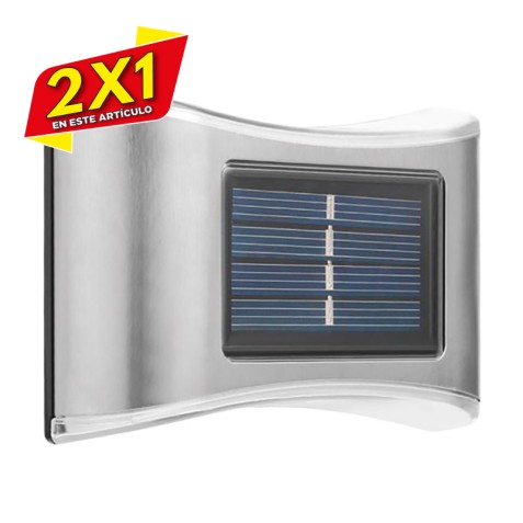 APLIQUE LED SOLAR 150LM INOX ELBAT (2...