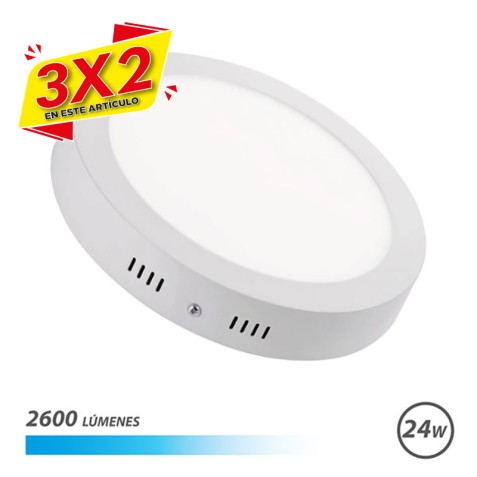DOWNLIGHT CIRCULAR SOBRE PARED LED...