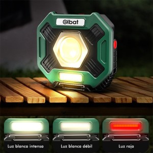FOCO LED MULTIFUNCIÓN RECARGABLE 20W...