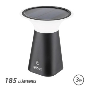 LAMPARA SOLAR RECARGABLE 3W 185LM ELBAT
