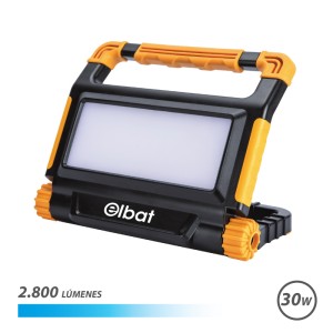 FOCO LED RECARGABLE 30W 2800LM LUZ...