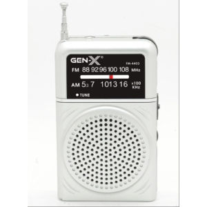 RADIO PORTATIL AM/FM ANALOGICA GRIS...