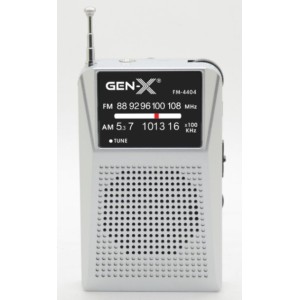 RADIO PORTATIL AM/FM ANALOGICA GRIS...