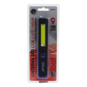 LINTERNA LED COB + LED 180LM BASE CON...