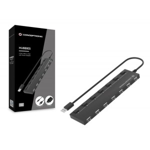 HUB 7 PUERTOS USB CON INTERRUPTOR DE...