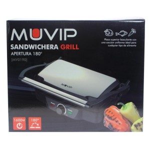 SANDWICHERA GRILL INOXIDABLE 1600W...