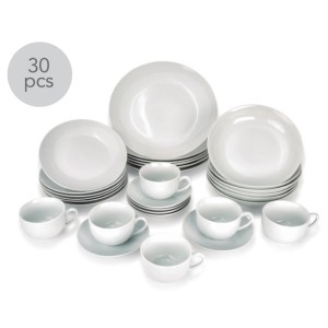 VAJILLA 30 PIEZAS PORCELANA REDONDA...