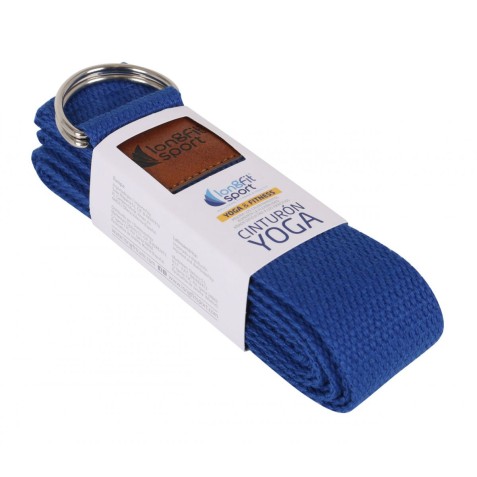 CINTURON PARA YOGA AZUL LONGFIT