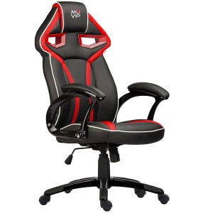 SILLA GAMING GM300 NEGRO/ROJO MUVIP