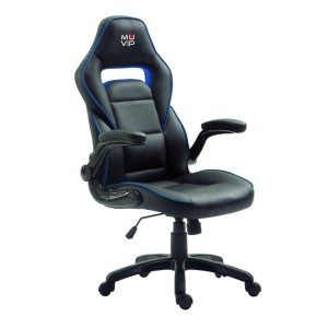 SILLA GAMING GM400 NEGRO/AZUL MUVIP