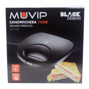 SANDWICHERA 750W NEGRA MUVIP