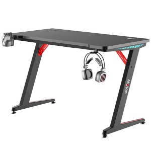 MESA GAMING PRO300 FIBRA CARBONO LUZ...