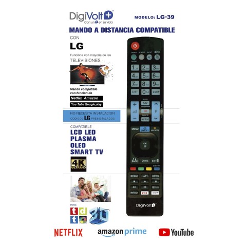 MANDO A DISTANCIA COMPATIBLE LG...