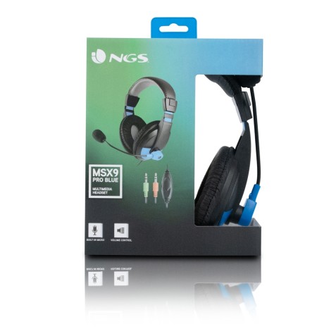 AURICULARES GAMING NGS MSX9PRO AZUL...
