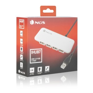 HUB USB NGS 7 PUERTOS USB 2.0 CON...