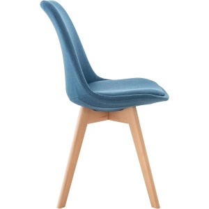 PACK 2 SILLAS DESIGN D400 TELA AZUL...