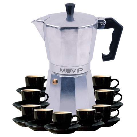 CAFETERA 9 TAZAS INDUCCIÓN MUVIP