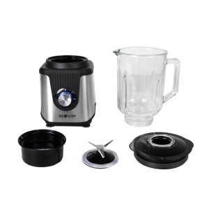 BATIDORA INOXIDABLE VASO CRISTAL...