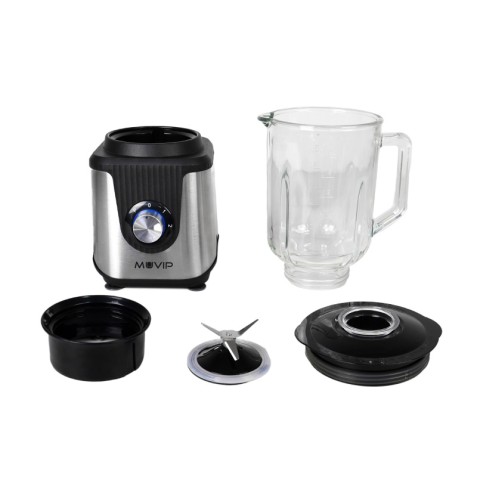 BATIDORA INOXIDABLE VASO CRISTAL...