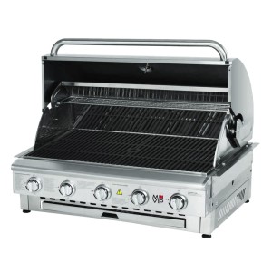BARBACOA DE GAS INOX PRO 5 FUEGOS...