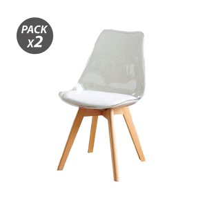PACK 2 SILLAS DESIGN D1000...