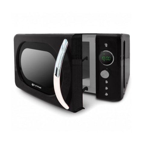 MICROONDAS VINTAGE NEGRO 700W. GRUNKEL