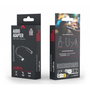 ADAPTADOR DE AUDIO MINI-JACK A USB-C...