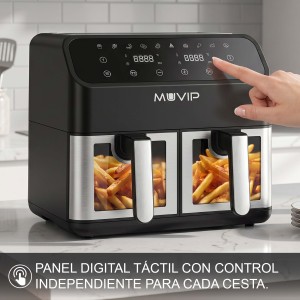 FREIDORA AIRE CALIENTE AIRCOOK DUAL 9...