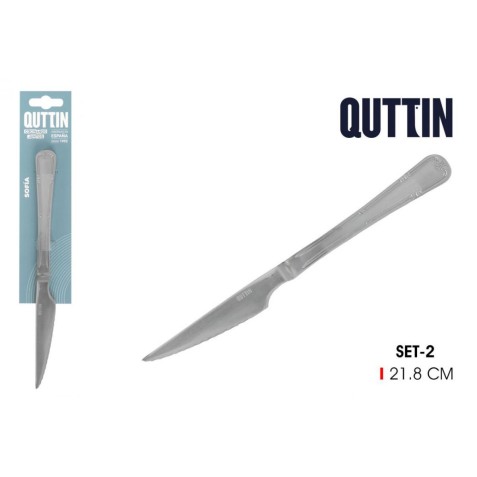 PACK 2 CUCHILLOS CHULETEROS 21.8CM...