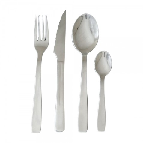 CUBERTERIA 16 PIEZAS HAMMERED QUTTIN