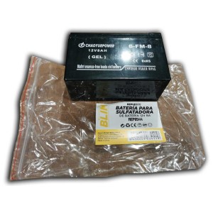 BATERIA PARA SULFATADORA DE BATERIA...