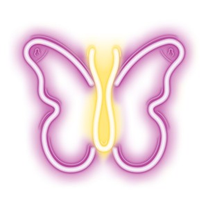 LAMPARA DECORATIVA NEON LED BUTERFLY...