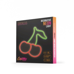LAMPARA DECORATIVA NEON LED CHERRY...