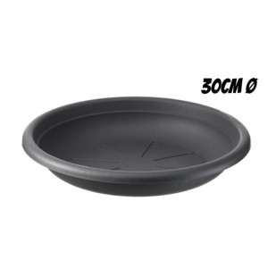 PLATO PARA MACETA 30CM ANTRACITA...