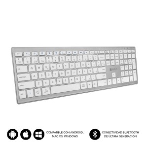 TECLADO BLUETOOTH 5.1 SLIM BLANCO /...
