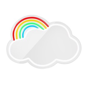 ESPEJO DECORATIVO CON NEON LED CLOUD...