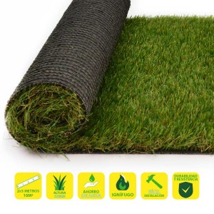 CESPED ARTIFICIAL 2X5 METROS 40MM...