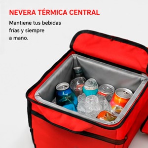SILLA DOBLE PLEGABLE DE CAMPING CON...